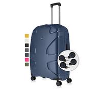 IMPACKT IP1 Hartschalen-Koffer L - 76x51x31 cm, 106 L, 4,3 kg - TSA-Schloss, auswechselbare Rollen - aus recyceltem Material - 6 Jahre Garantie
