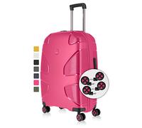 IMPACKT IP1 Hartschalen-Koffer M - 67x45x28 cm, 73 L, 3,5 kg - TSA-Schloss, auswechselbare Rollen - aus recyceltem Material - 6 Jahre Garantie