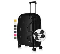 IMPACKT IP1 Hartschalen-Koffer M - 67x45x28 cm, 73 L, 3,5 kg - TSA-Schloss, auswechselbare Rollen - aus recyceltem Material - 6 Jahre Garantie