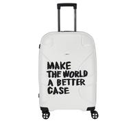 IMPACKT IP1 Hartschalen-Koffer M - 67x45x28 cm, 73 L, 3,5 kg - TSA-Schloss, auswechselbare Rollen - aus recyceltem Material - 6 Jahre Garantie