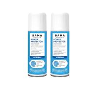Imprägnierspray Schuhe - wasserabweisendes Schutzspray für Leder, Wildleder, Nubuk & Textil - Schmutz- & Nässeschutz für Sneaker - BAMA Power Protector, Doppelpack 2x 200 ml