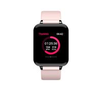 (In Einzelhandelsverpackung Pink) Neues B57-Farb-Großbild-Smart-Armband Herzfrequenz Blutdruck Blutsauerstoffüberwachung
