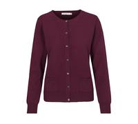 IN LINEA - NOS Cardigan, Rundhals 448 cherry - Gr. - 38