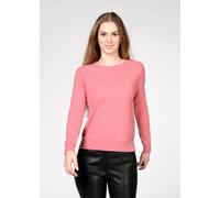 In Linea - NOS Pullover, Rundhals 413 deep pink mel. - Gr. - 42
