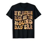 In My Austrian Black and Tan Hound Dad Era Groovy Dog Owner T-Shirt