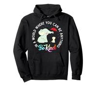 In World Where You Can Be Anything Be Kind Elefantenschirm Pullover Hoodie