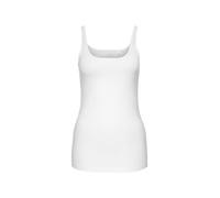 Opus Fashion Trägertop INA Slim Damen stretchiger BCI Cotton Mix Weiß Größe 38