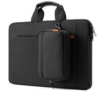 Inateck Laptoptasche LB02014 – 15–15,6 Zoll, spritzwassergeschützt, mit Zubehörtasche, Schwarz