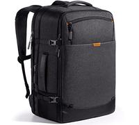 Inateck 38.5-46.2 L Reiserucksack erweiterbarer Herren Damen Handgepäck Flugzeug Rucksack, 15.6 Zoll Laptop Rucksack spritzwassergeschütztes Carry on Kabinenrucksack für Weekender