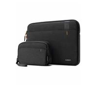 Inateck EdgeKeeper LB01011 - 13" MacBook Sleeve | 360° Protection | Accessory Pouch | Black