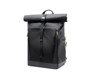 Inateck Laptop RollTop Rucksack Herren Damen 25L, Spritzwassergeschützt Schulrucksack Reiserucksack Stylische Tagesrucksack mit 17 Zoll Laptopfach, BPC21