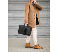 inateck Laptoptasche 15-15,6 Zoll mit Zubehörtasche Schwarz