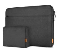 Ultraleichte Laptoptasche Hülle 13-16 Zoll mit Zubehörtasche, LB01005 - 15.6 Zoll / Schwarz