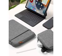 Inateck Laptoptasche EdgeKeeper LB01006/S1 11-16 Zoll 360° Rundumschutz mit Zubehörtasche Grau