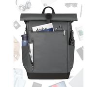 Inateck RollTop Rucksack Herren Damen 25L-30L Fahrradrucksack Schulrucksack Daypack für Uni Fahrrad Freizeit Job Sport Reisen, Radsport Rucksack Stylische Tagesrucksack mit 17 Zoll Laptopfach