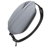 Sling Bag mit 19 eingebaute Taschen, stylische Crossbody Bag mit verstellbarem Schultergurt, LB03014 - Grau / 4L