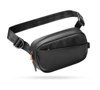 Inateck Sling Bag X-Mini, 1,5 Liter Bauchtasche Gürteltasche Damen Herren Brusttasche für Reise, Sport, Wandern, Schwarz