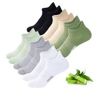 inaWarm Bambus Sneaker Socken Damen 39-42 35-38, 6 Paar Atmungsaktive Sportsocken, Kurze Laufsocken Damen Geschenk mit Geschenkbox 35-38 Mehrfarbig
