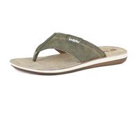 inblu Flip-Flops mit hohem Band aus Stoff, Herren-Hausschuhe, Tundra, 42 EU