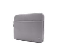Incase A.R.C. Hülle mit ReSpun 100% recyceltem Polyester - 35,6 cm (14 Zoll) MacBook/Laptops & iPad/Tablet Hülle - gepolstertes Kunstfellfutter, Externe Einschubtasche mit Reißverschluss (grau, die