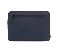 Incase Compact Sleeve Schutzhülle für Apple MacBook 12" - navy blau [Flight Nylon I Zubehörtasche I Kunstfell-Interieur I Hochwertiger Reißverschluss] - INMB100337-NVY
