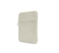 Incase Crosstown Sleeve mit Woolenex - vertikale Ausrichtung, gepolsterter Schutz, robuste Konstruktion, Externe Einschubtasche - PC/Mac-Hülle (Limestone, 14 Zoll MacBooks/Laptops)