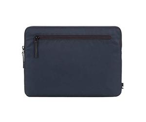 Incase Inmb100337 Compact Sleeve Schutzhülle für Apple Macbook 12" - Navy Blau [Flight Nylon i Zubehörtasche i Kunstfell-Interieur i hochwertiger Reißverschluss] - Nvy
