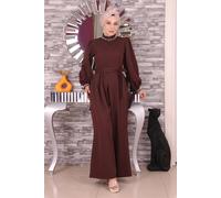 Inci Detailliertes Jumpsuit-Kleid 4XL