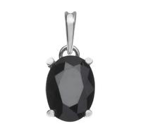 InCollections Damen-Anhänger 925/000 Sterlingsilber mit Zirkonia schwarz 0020201692340