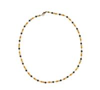 InCollections Damen-Bernsteinkette 45 cm 4 mm Kugeln bunt 5440440013850