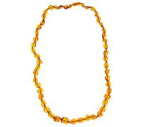 InCollections Damen-Bernsteinkette 70 cm mit Drehverschluß, cognacfarben, 9107440091350