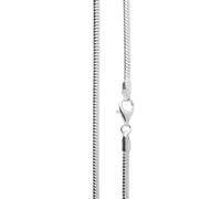 InCollections Damen-Halskette 925/000 Sterlingsilber Schlangenkette 2,4/50 cm