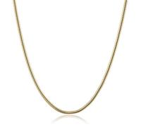 InCollections Damen-Halskette 925/000 Sterlingsilber vergoldet Schlangenkette 2,4/42 cm 124029ES24200