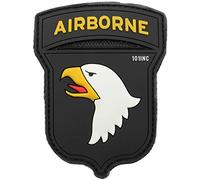 Inconnu 101 INC 101St Airborne PVC Patch (Schwarz)