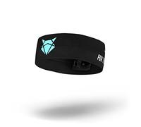 INCYLENCE Headband schmales Sport Stirnband für Damen und Herren aus hochwertigen italienischen Fasern, antibakteriell geruchsneutral, Frühling Sommer Herbst Winter (Black Mint)