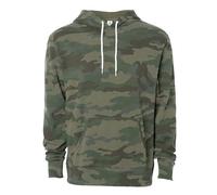NP306 Independent Unisex leichter Kapuzenpullover Forest Camo 3XL