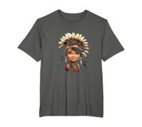 Indianer-Kopfschmuck für Mädchen, Indianer, Feder T-Shirt