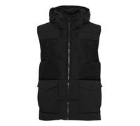 Steppweste INDICODE "Steppweste IDFlikko", Herren, Gr. L, schwarz, Obermaterial: 100% Polyester PES., Westen Steppweste (67383111-L) schwarz