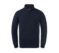 Indicode Arctic Herren Strickjacke Cardigan Feinstrick, Größe:L, Farbe:Navy (400)