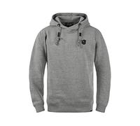 Indicode Barneys Herren Kapuzenpullover Hoodie Pullover mit Kapuze, Größe:L, Farbe:Grey Mix (914)