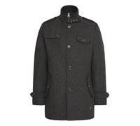 Kurzmantel INDICODE "Kurzmantel IDBrandan", Herren, Gr. XXXL, schwarz, Obermaterial: 50% Wolle WO. 50% Polyester PES., elegant, normal, Mäntel (89828450-XXXL) schwarz