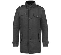 Kurzmantel INDICODE "Kurzmantel IDBrandan" Gr. XL, grau (schwarz coal) Herren Mäntel (99472109-XL) schwarz coal
