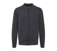 Indicode Bronte Herren Sweatjacke Cardigan Jacke, Größe:L, Farbe:Charcoal Mix (915)