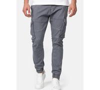 Indicode Herren Alex Cargohose aus Baumwolle mit 6 Taschen | Cargo Chino Hose f. Männer Iron, XL