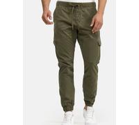 Indicode Herren Levy Cargohose aus Baumwolle mit 6 Taschen | Cargo Chino Hose Männer Army XXL