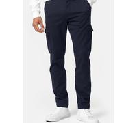 Indicode Herren INWalmie Cargohose aus 98% Baumwolle mit 6 Taschen | Freizeithose für Männer Navy, 34/32