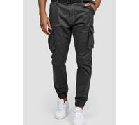 Indicode Cargohose Herren schwarz, L