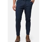 Indicode Herren Ignazo Stretch Chinohose aus Baumwolle | Herrenhose Chino Stoffhose Navy, 32/32