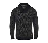 Indicode Copent Herren Strickpullover Grobstrick Pullover, Größe:M, Farbe:Black (999)