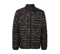Indicode Davith Herren Steppjacke Übergangsjacke Jacke gefüttert mit Stehkragen regular fit, Größe:L, Farbe:Dired Camouflage (977)